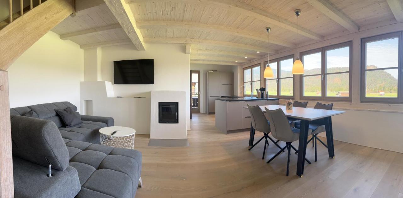 Ferienwohnung Atelier Simetsberg Krün Exterior foto